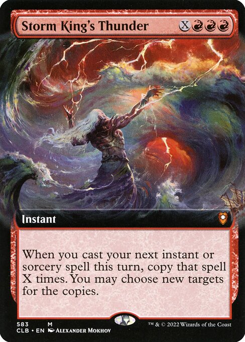 [Foil] CLB 583 Storm King's Thunder (Extended Art) M