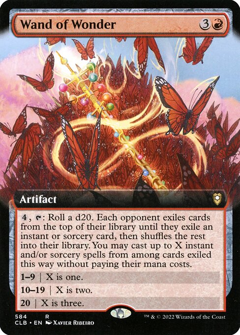 [Foil] CLB 584 Wand of Wonder (Extended Art) R