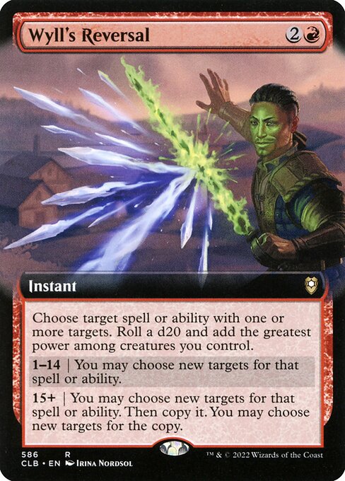 CLB 586 Wyll's Reversal (Extended Art) R