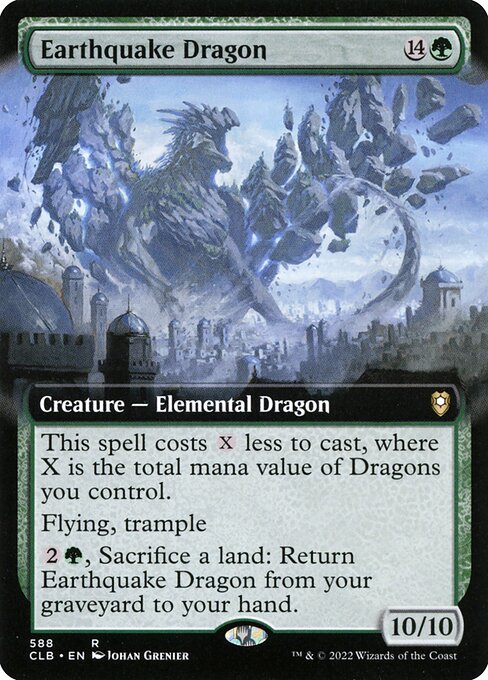 CLB 588 Earthquake Dragon (Extended Art) R