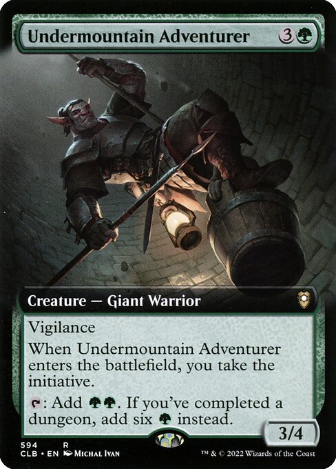 CLB 594 Undermountain Adventurer (Extended Art) R