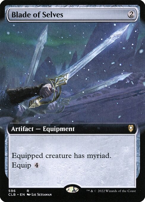 [Foil] CLB 596 Blade of Selves (Extended Art) R