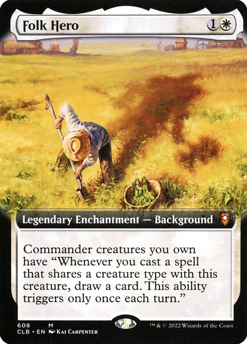 [Foil] CLB 608 Folk Hero (Extended Art) M