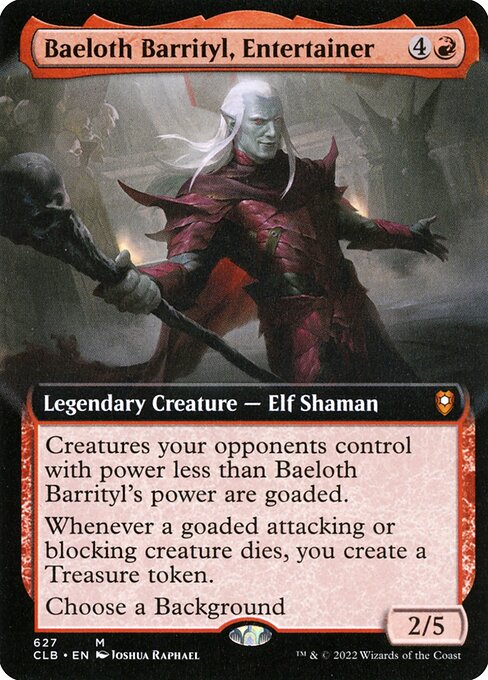 CLB 627 Baeloth Barrityl, Entertainer (Extended Art) M
