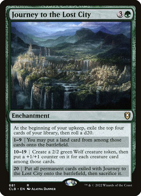 CLB 681 Journey to the Lost City R