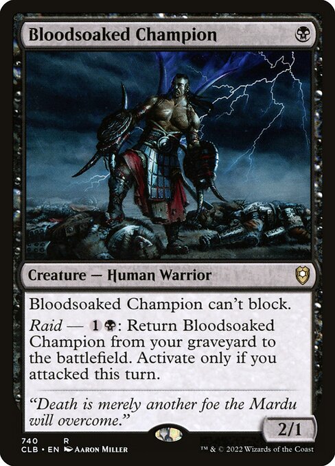 CLB 740 Bloodsoaked Champion R