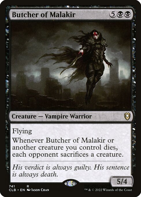 CLB 741 Butcher of Malakir R