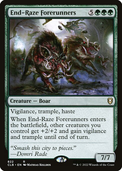 CLB 822 End-Raze Forerunners R