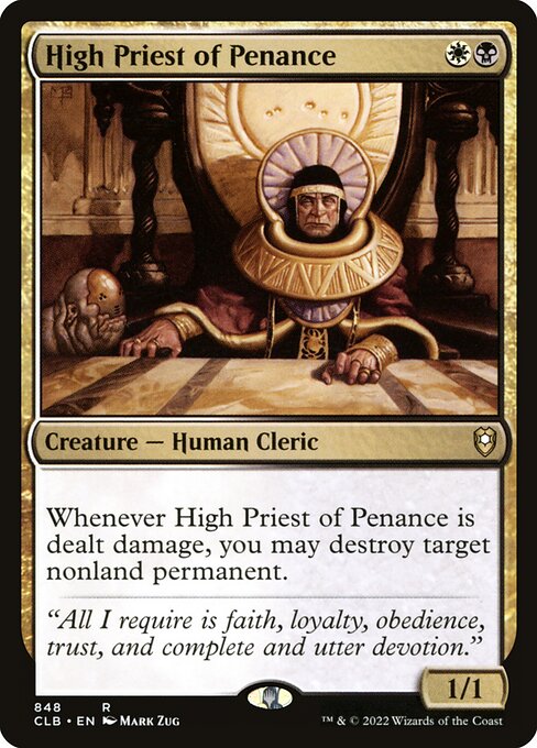 CLB 848 High Priest of Penance R