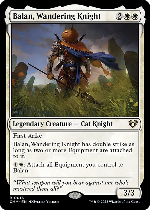 [Foil] CMM 016 Balan, Wandering Knight R