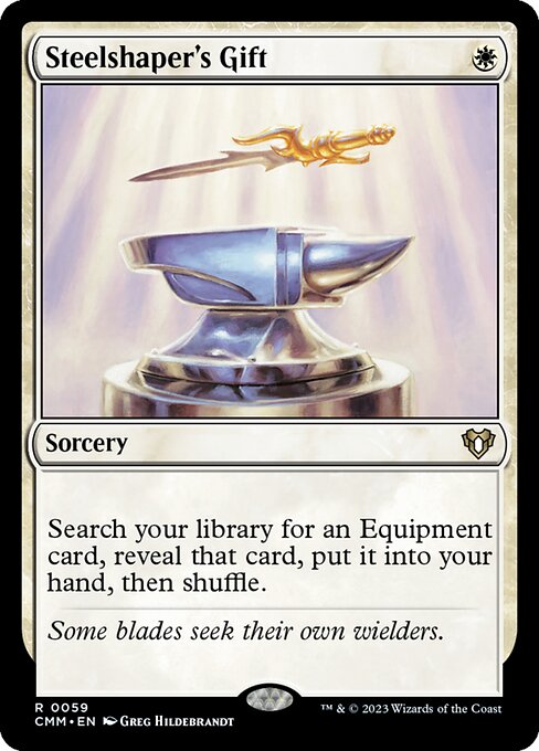 [Foil] CMM 059 Steelshaper's Gift R