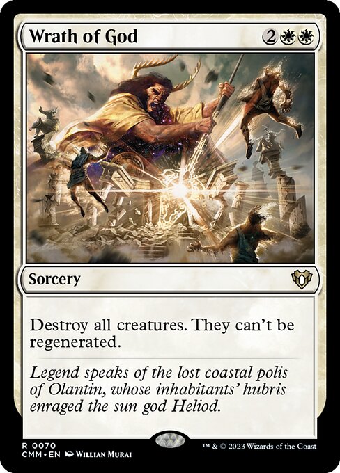 [Foil] CMM 070 Wrath of God R
