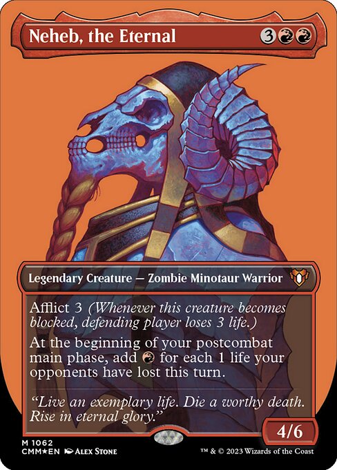 [Foil] CMM 1062 Neheb, the Eternal (Textured Foil Borderless) M