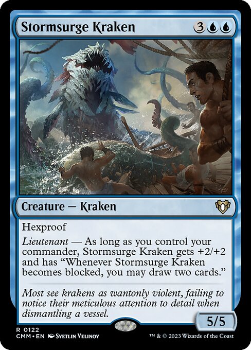 [Foil] CMM 122 Stormsurge Kraken R