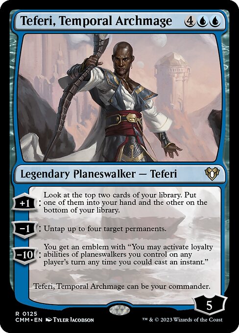 [Foil] CMM 125 Teferi, Temporal Archmage R