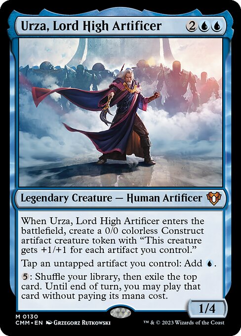 [Foil] CMM 130 Urza, Lord High Artificer M