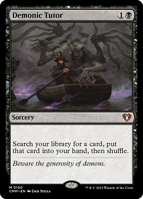 [Foil] CMM 150 Demonic Tutor M