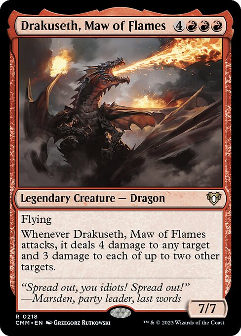 CMM 218 Drakuseth, Maw of Flames R