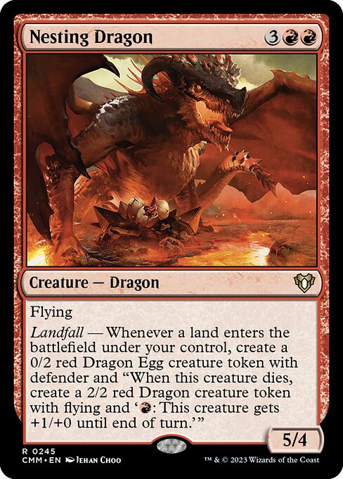 [Foil] CMM 245 Nesting Dragon R