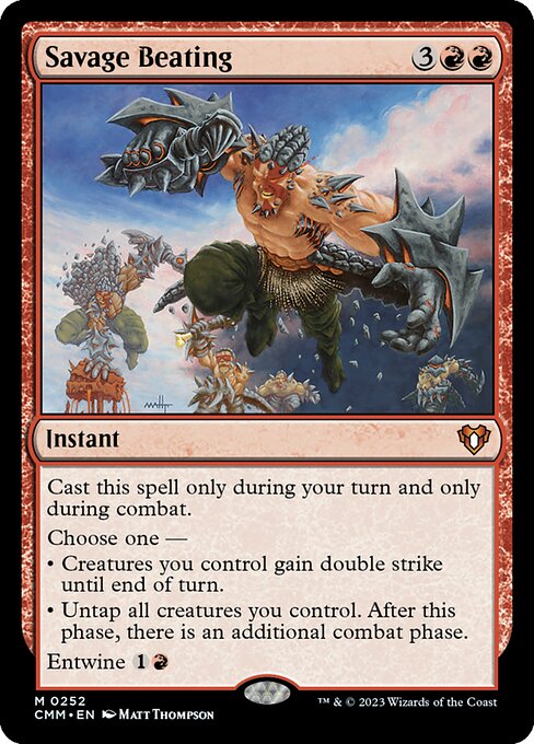 [Foil] CMM 252 Savage Beating M