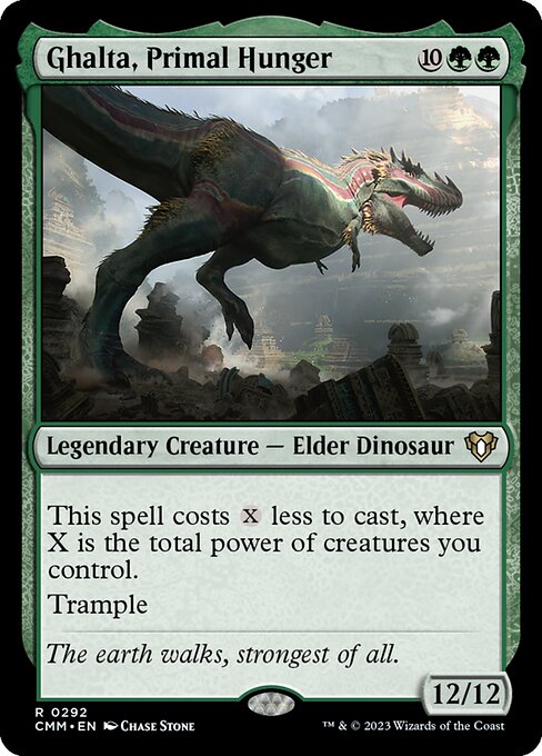 [Foil] CMM 292 Ghalta, Primal Hunger R