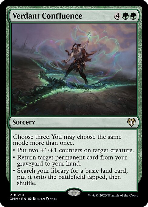 [Foil] CMM 329 Verdant Confluence R