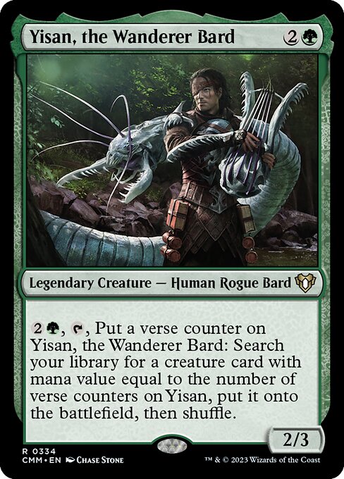 [Foil] CMM 334 Yisan, the Wanderer Bard R