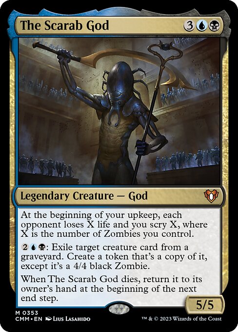 [Foil] CMM 353 The Scarab God M