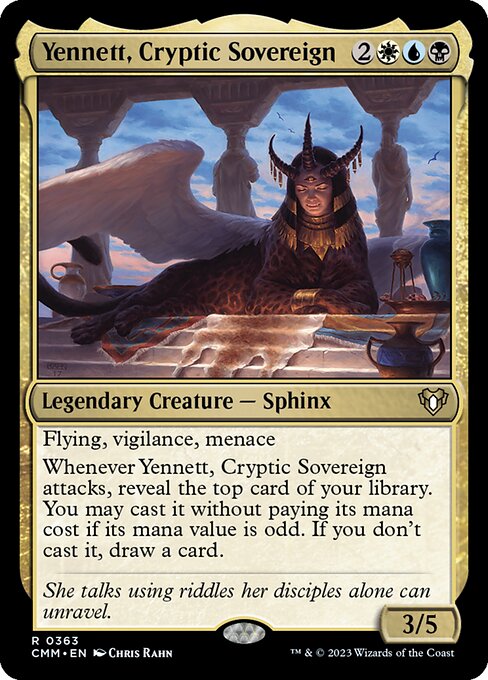 [Foil] CMM 363 Yennett, Cryptic Sovereign R