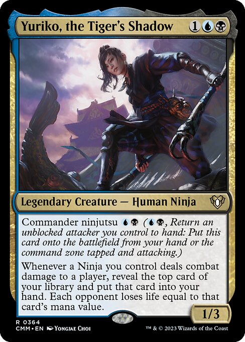 [Foil] CMM 364 Yuriko, the Tiger's Shadow R