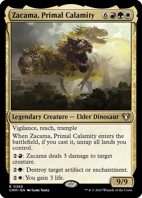 [Foil] CMM 365 Zacama, Primal Calamity R