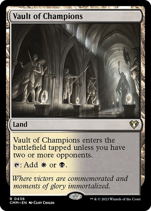 [Foil] CMM 436 Vault of Champions R