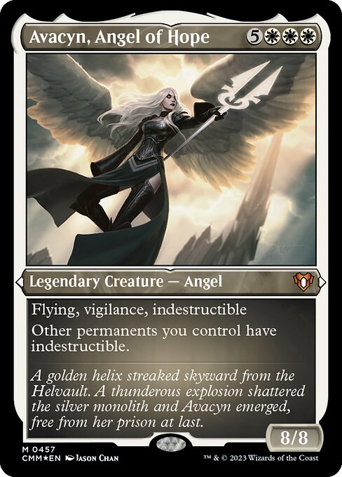 [Foil Etched] CMM 457 Avacyn, Angel of Hope (Foil Etched) M