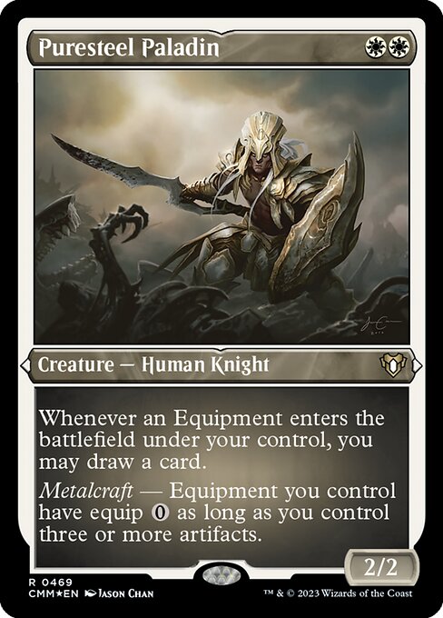 [Foil Etched] CMM 469 Puresteel Paladin (Foil Etched) R