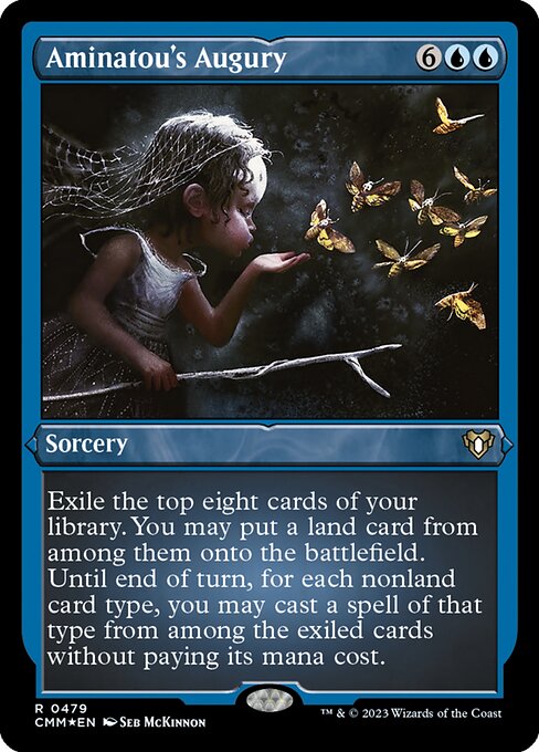 [Foil Etched] CMM 479 Aminatou's Augury (Foil Etched) R