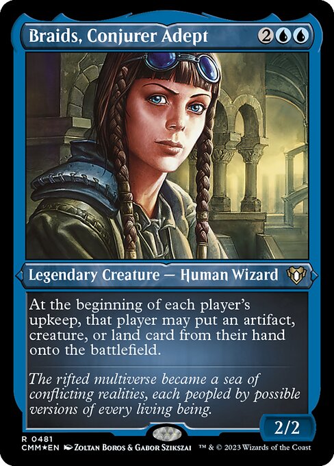 [Foil Etched] CMM 481 Braids, Conjurer Adept (Foil Etched) R