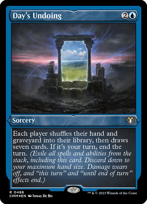 [Foil Etched] CMM 486 Day's Undoing (Foil Etched) R