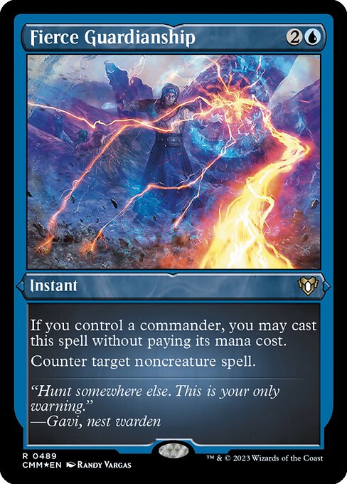 [Foil Etched] CMM 489 Fierce Guardianship (Foil Etched) R