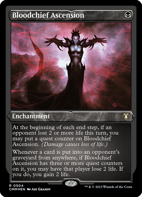 [Foil Etched] CMM 504 Bloodchief Ascension (Foil Etched) R