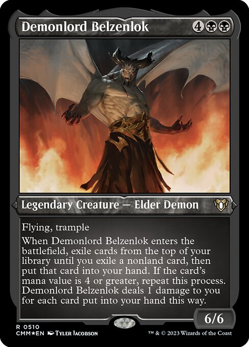 [Foil Etched] CMM 510 Demonlord Belzenlok (Foil Etched) R