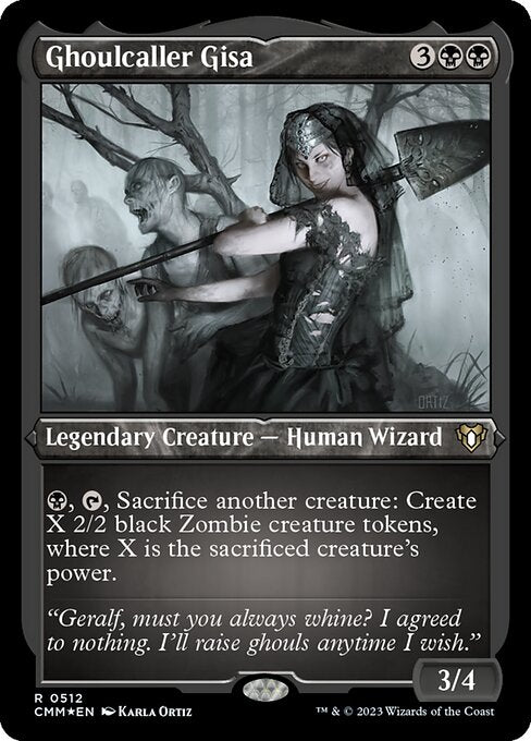 [Foil Etched] CMM 512 Ghoulcaller Gisa (Foil Etched) R
