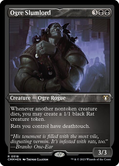 [Foil Etched] CMM 518 Ogre Slumlord (Foil Etched) R