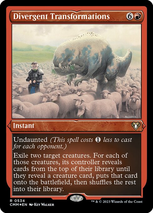 [Foil Etched] CMM 534 Divergent Transformations (Foil Etched) R