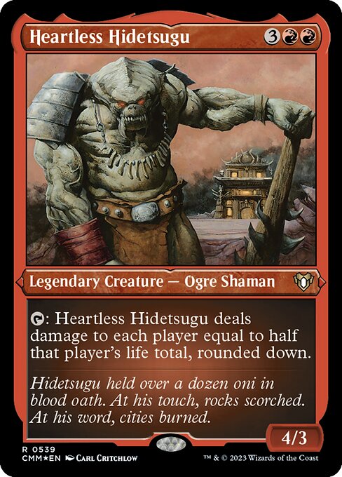[Foil Etched] CMM 539 Heartless Hidetsugu (Foil Etched) R