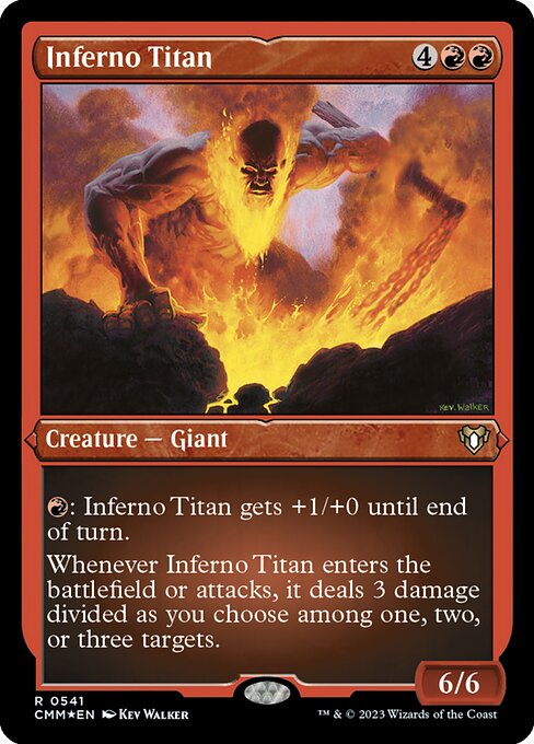 [Foil Etched] CMM 541 Inferno Titan (Foil Etched) R