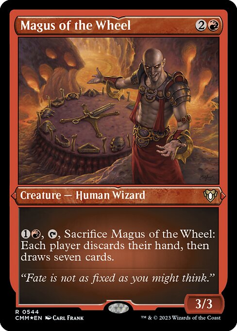 [Foil Etched] CMM 544 Magus of the Wheel (Foil Etched) R