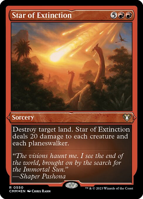 [Foil Etched] CMM 550 Star of Extinction (Foil Etched) R