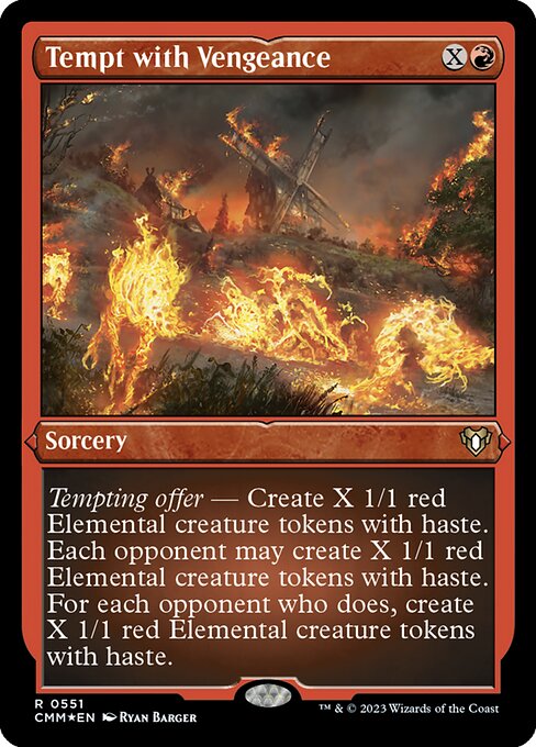 [Foil Etched] CMM 551 Tempt with Vengeance (Foil Etched) R