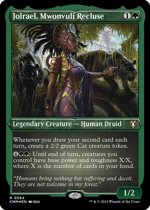 [Foil Etched] CMM 564 Jolrael, Mwonvuli Recluse (Foil Etched) R