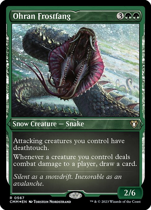 [Foil Etched] CMM 567 Ohran Frostfang (Foil Etched) R